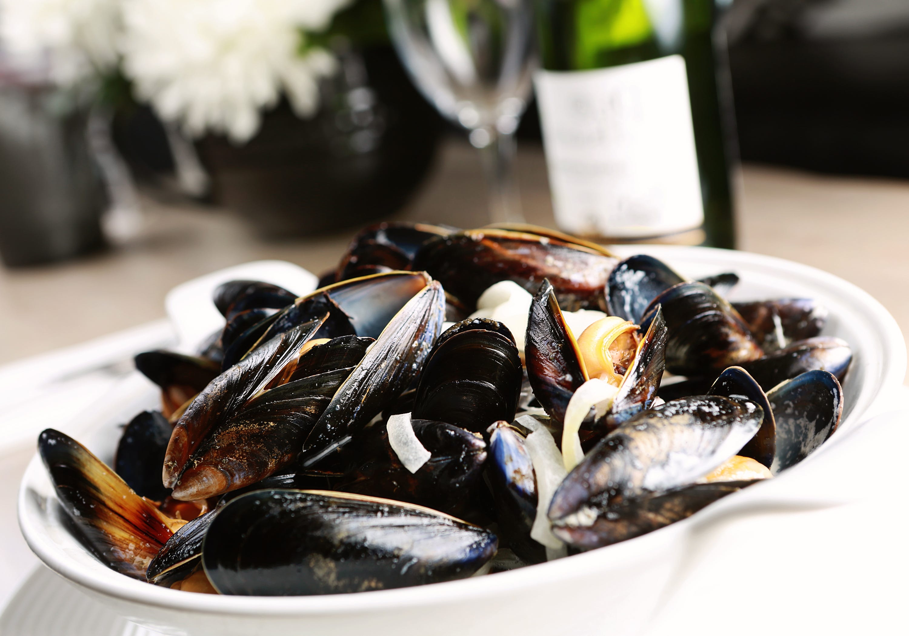 Los mejillones al vapor engordan